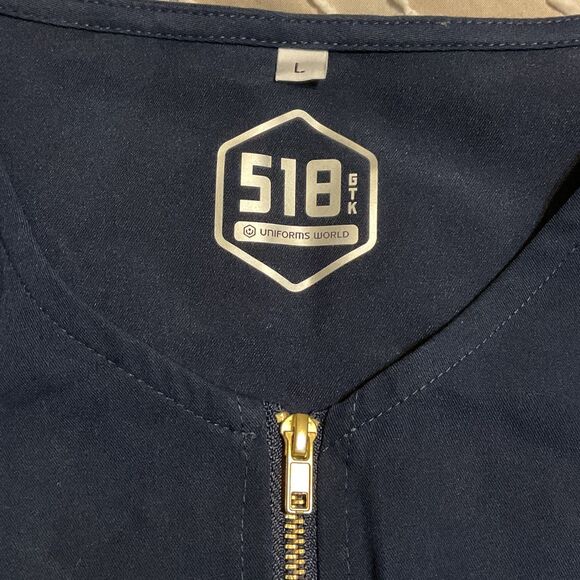 UniformsWorld Navy Blue Scrub Top & Pants Set 518 GTK - Picture 11 of 14